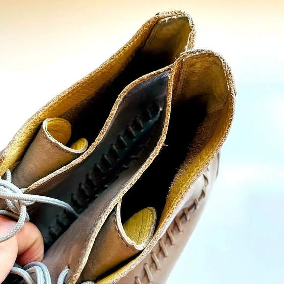 Anthropologie Latigo Mist Gray Astro Leather Bootie - Picture 8 of 10